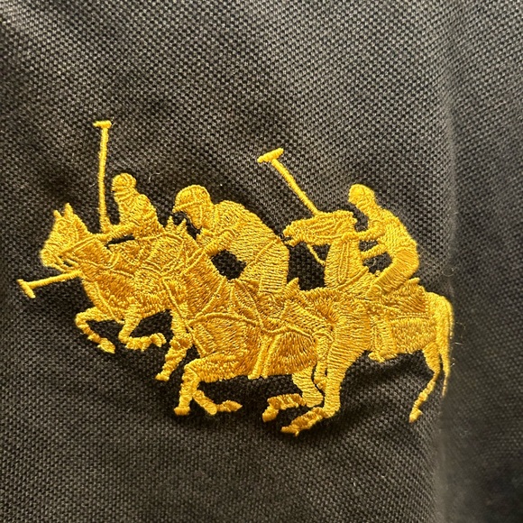 New with no tags POLO RALPH LAUREN Logo-Embroidered Wool Polo Shirt - Picture 4 of 6